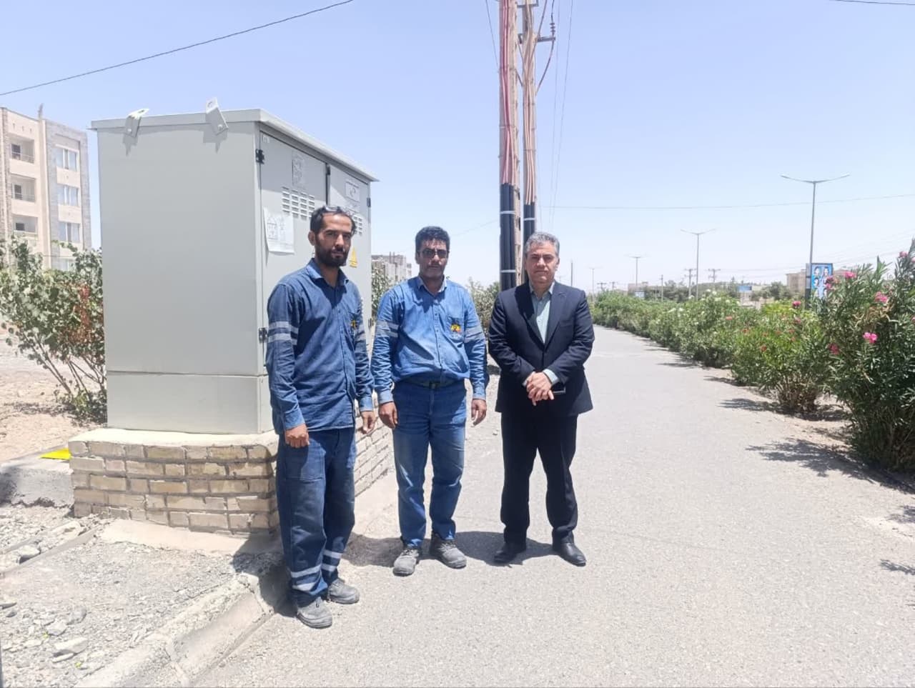 بازدید میدانی مدیرعامل شرکت توزیع برق از واحدهای عملیاتی خراسان جنوبی بازدید میدانی مدیرعامل شرکت توزیع برق از واحدهای عملیاتی خراسان جنوبی