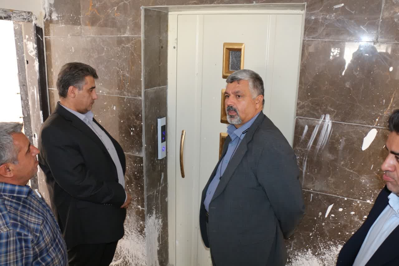 راه اندازی ۲۱۴ آسانسور سایت زعفرانیه بیرجند زیرنظارت استاندارد