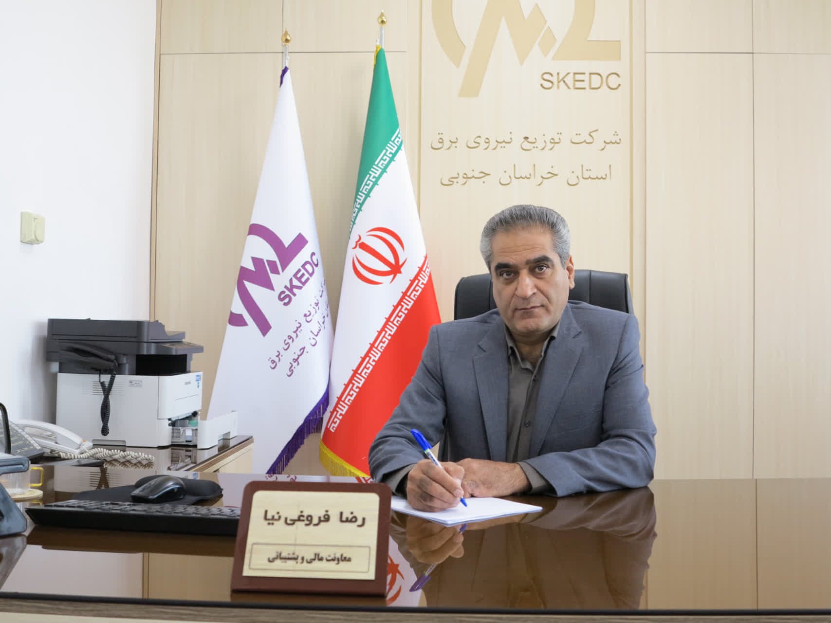 پیام معاون مالی و‌ پشتیبانی شرکت برق خراسان جنوبی به مناسبت هفته حمل ونقل