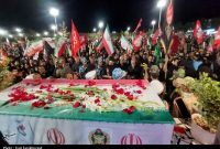 صدو‌سی‌ودومین اجتماع مردمی بیرجند با وداع شهید علیرضا بالیده همراه شد